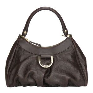 GUCCI Brown Leather Bag